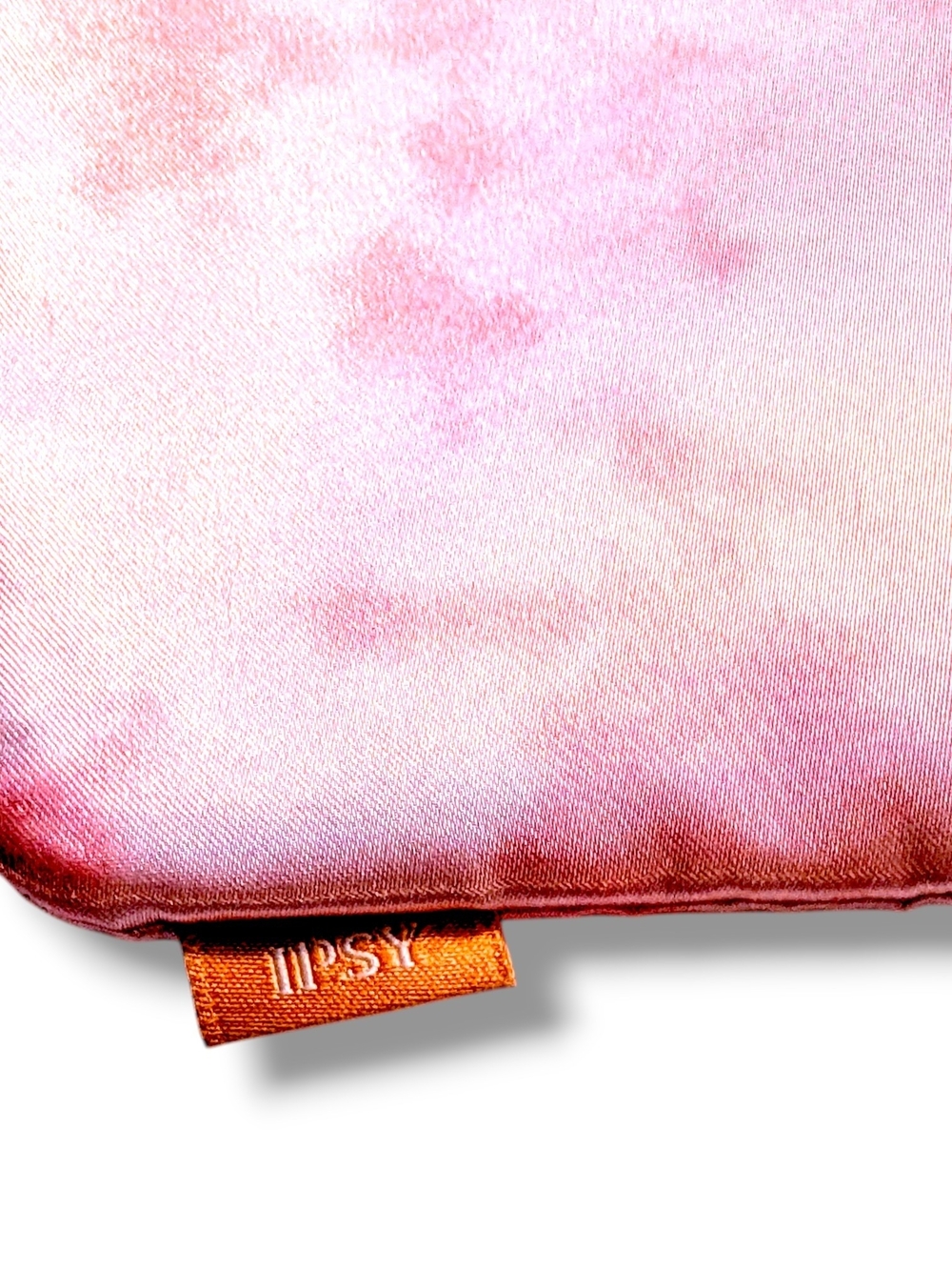 😎💄4/$20 ipsy Pink Satin Zip Cosmetic Pouch with Pearl-like Zipper Pull - Picture 5 of 6